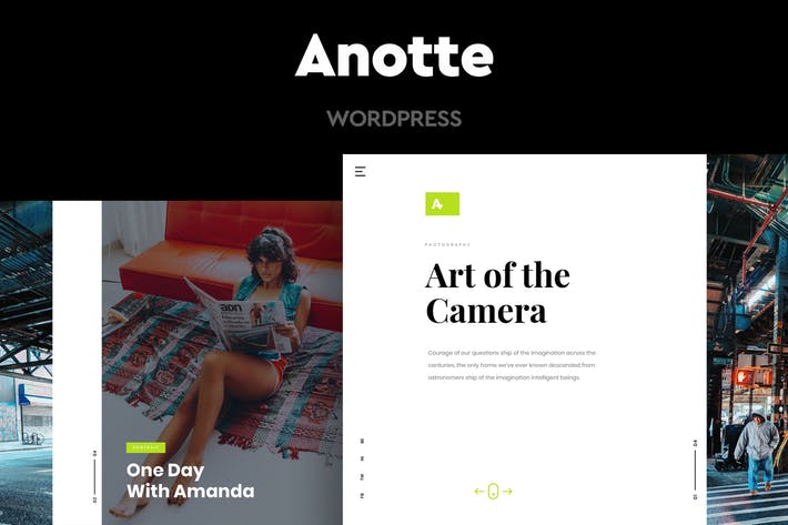 Anotte - WordPress-Thema für horizontale Fotografie