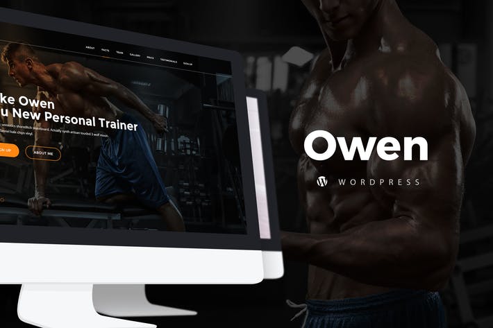 Owen - Persönliches Trainer-WordPress-Thema