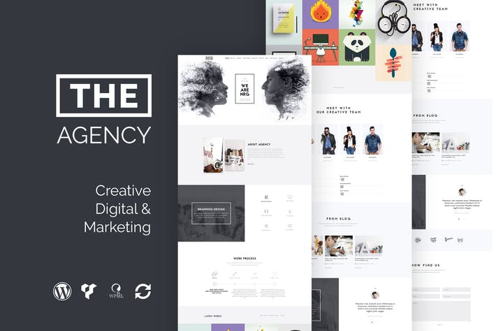 Die Agentur - Creative One Page Agency WP Theme