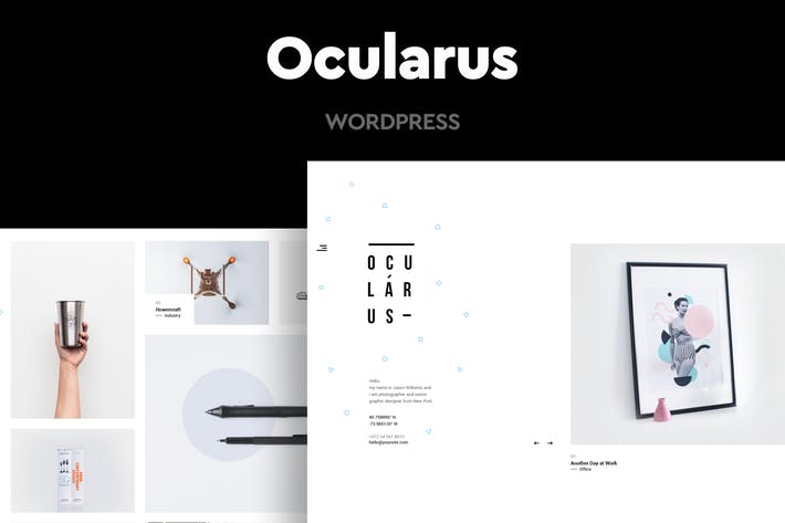 Ocularus - Minimales Fotografie-WordPress-Thema