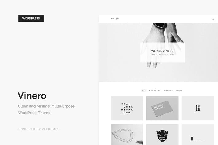 Vinero - Kreatives Mehrzweck-WordPress-Thema