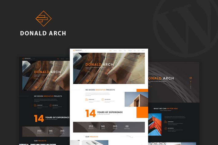 Donald Arch - Kreative Architektur WordPress Them