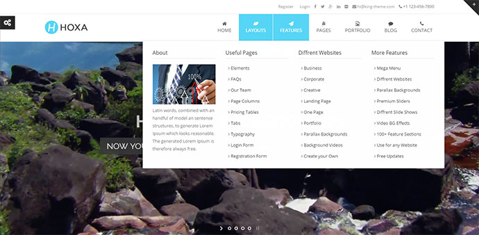Hoxa - Tema WordPress multifuncțională