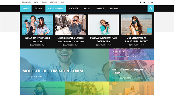 Magneto - Multi Concept Ziar / Știri / Revista / Blog Tema WordPress
