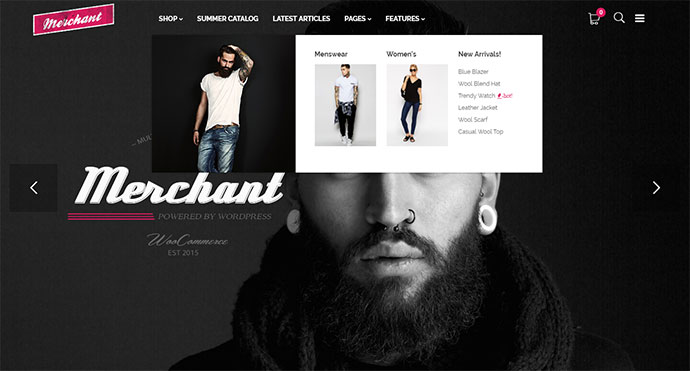 Comerciant - Temă WordPress receptivă