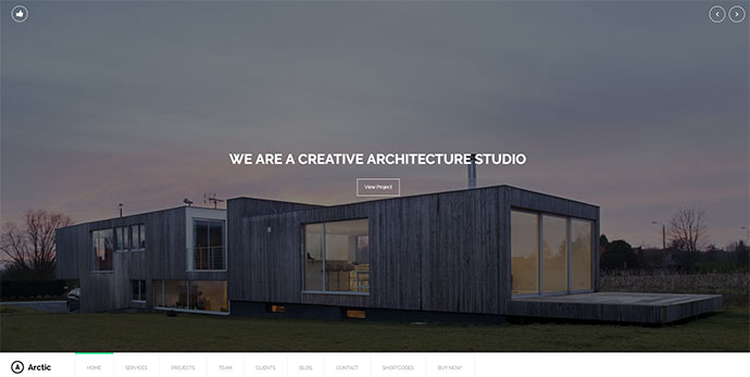Tema WordPress Artico - Architettura e creatività