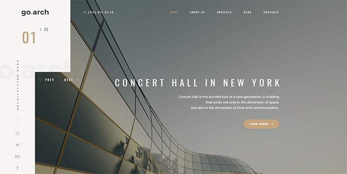 go.arch - Tema WordPress per architettura e interni