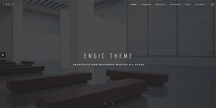 Engic - Un tema WP reattivo multiuso elegante