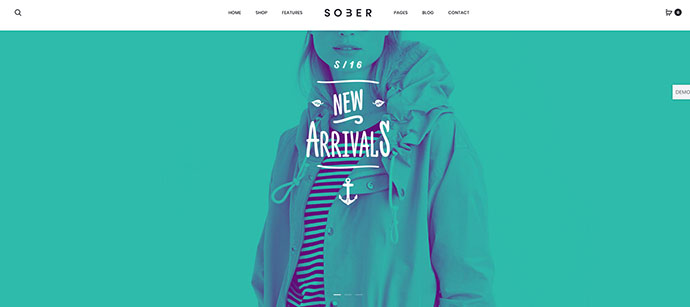 Nüchtern – WooCommerce WordPress-Thema