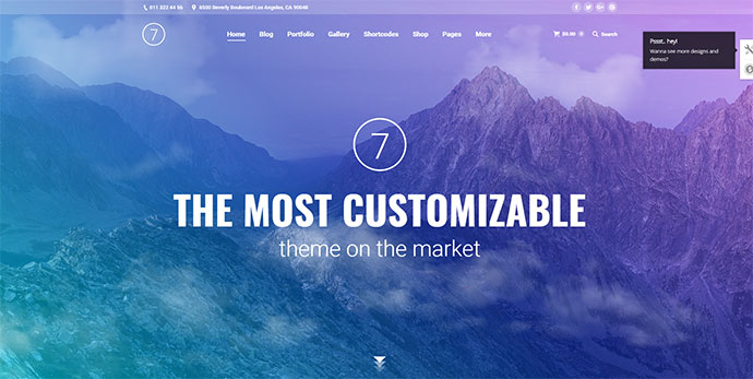 The7 – Mehrzweck-Toolkit zum Erstellen von Websites für WordPress