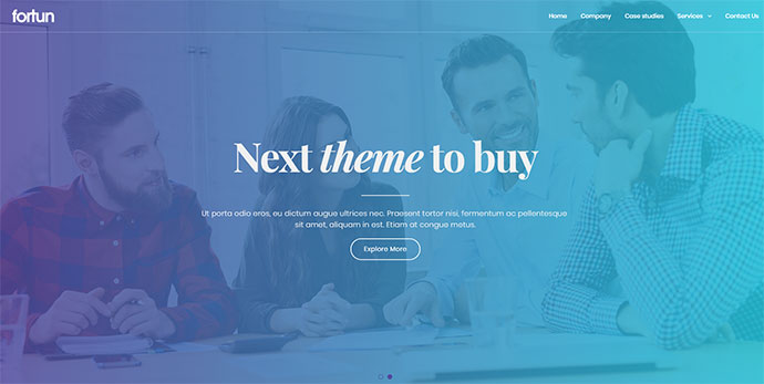 Glück | WordPress-Theme mit mehreren Konzepten
