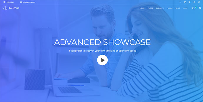 Roneous - Kreatives Mehrzweck-WordPress-Theme