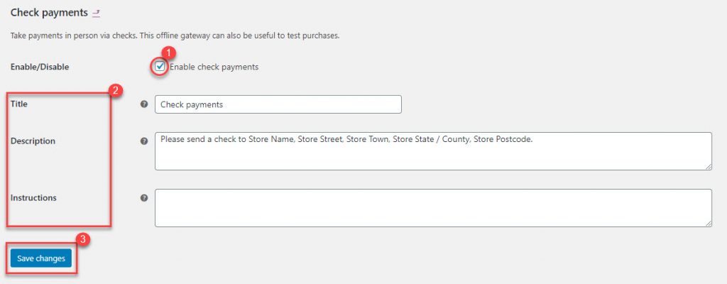 WooCommerce-Zahlungsoptionen