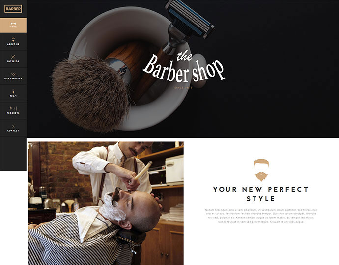 Le salon de coiffure