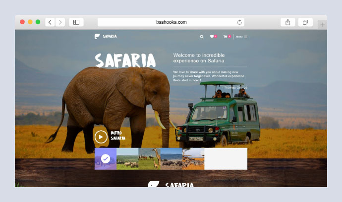Safaria - Tema WordPress Safari și Zoo