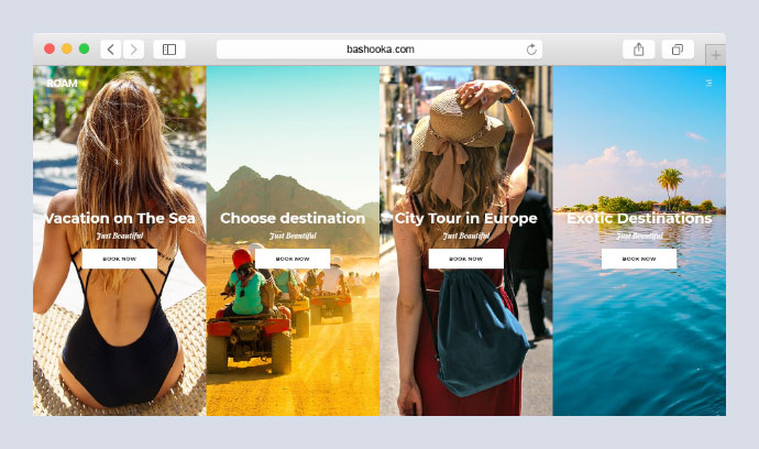 Roam - Tema WordPress pentru călătorii și turism