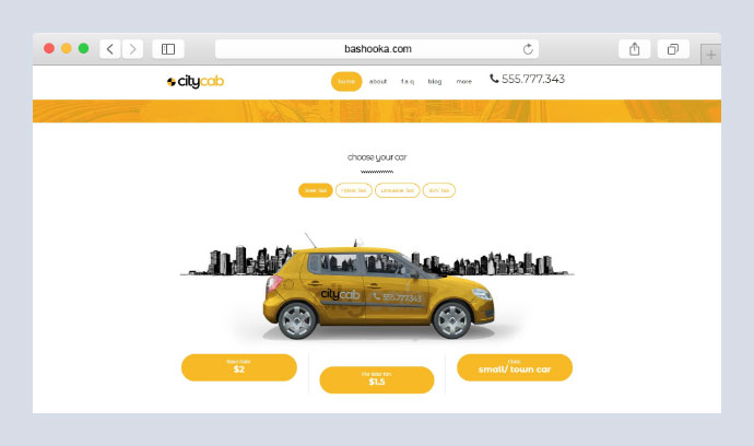 CityCab - Tema WordPress pentru Compania de taxiuri și Firma de taxiuri
