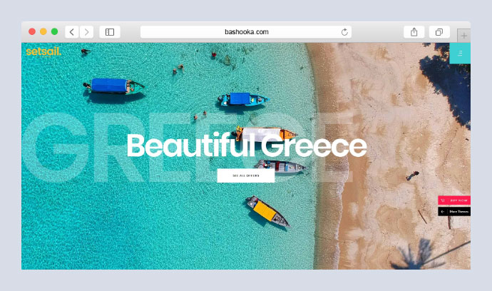 SetSail - Tema agenției de turism