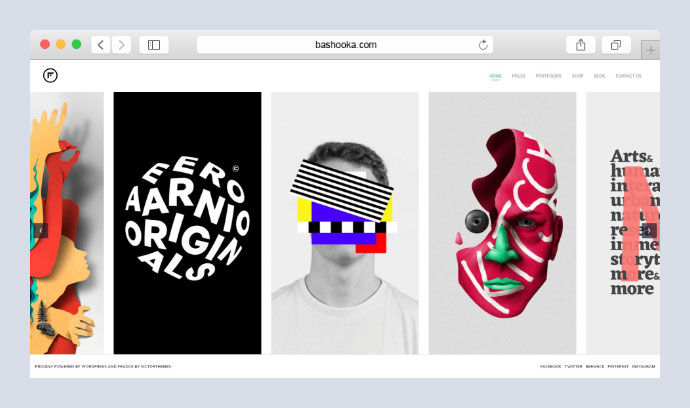 Fraxos - Portfolio créatif