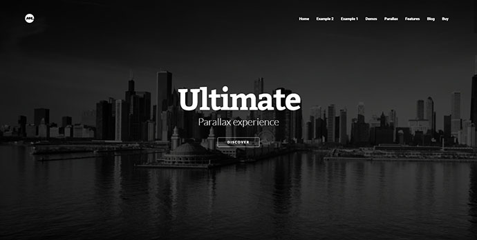 Thème Morpheus Parallax