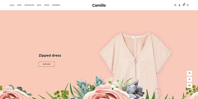 Thème WordPress Camille