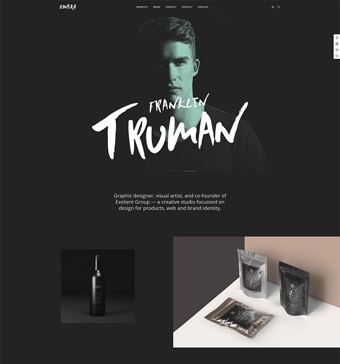 Thème WordPress Ombra