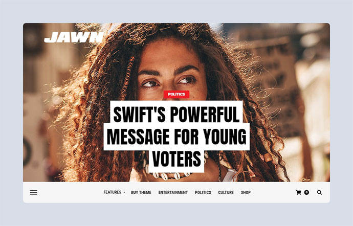 Jawn - Thème WordPress moderne pour les actualités et les magazines