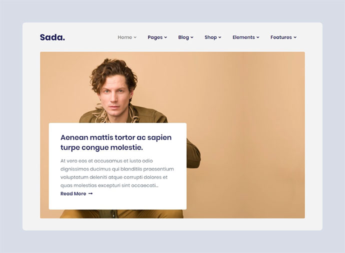 Sada - Un thème WordPress pour blog et boutique
