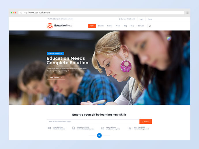 EducationPress - Kompletny motyw WordPress dotyczący edukacji