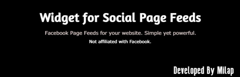 Widget für Social-Page-Feeds