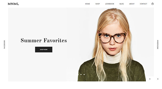 Mnml — минималистичная адаптивная тема WooCommerce