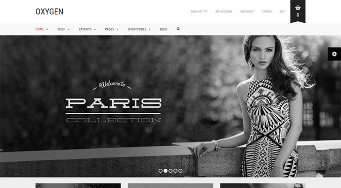 Oxygen — тема WordPress для WooCommerce