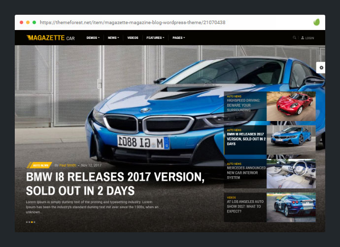 rivista | Tema WordPress per notizie e riviste