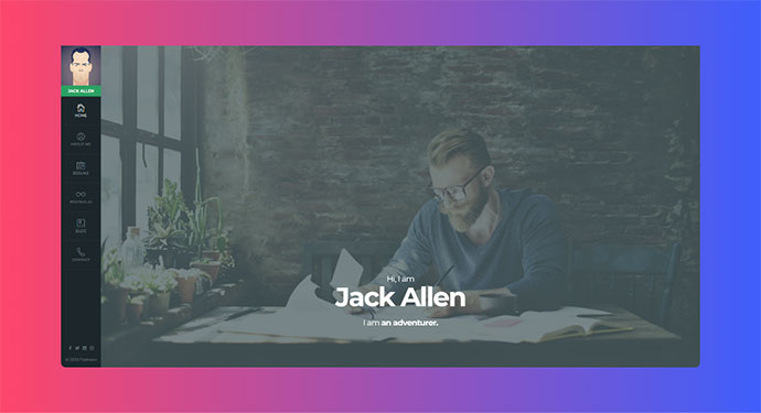 التعاطف - سمة vCard WordPress
