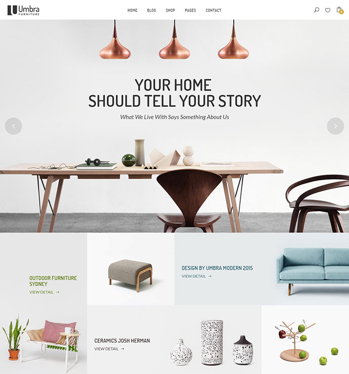 Umbra - 多概念 WooCommerce WordPress 主题