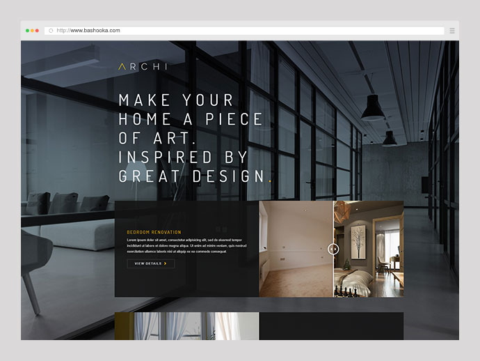 Archi - 인테리어 디자인 WordPress 테마