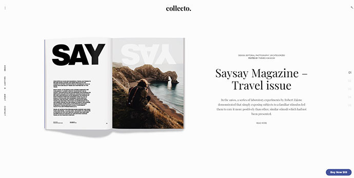 Collecto - Revista WordPress Tema