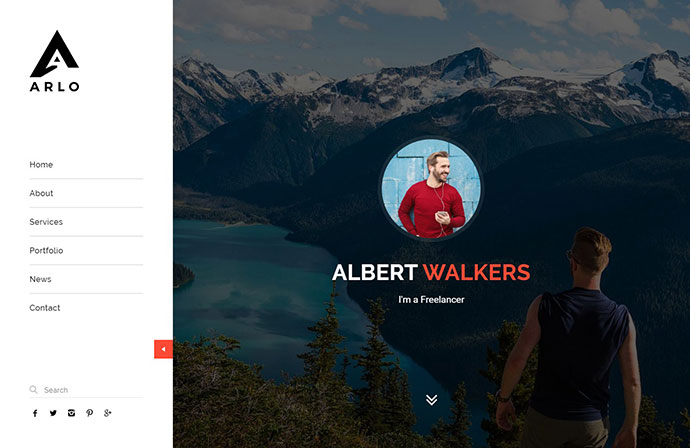 Arlo | Portafolio WordPress Tema