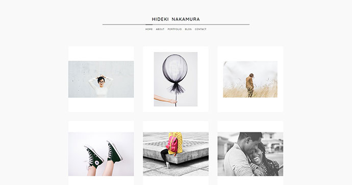 Nakamura - Tema minimalista de WordPress para fotografía y portafolios