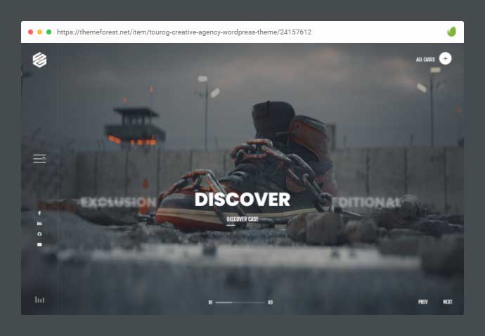 Tourog | Tema de WordPress para agencias creativas