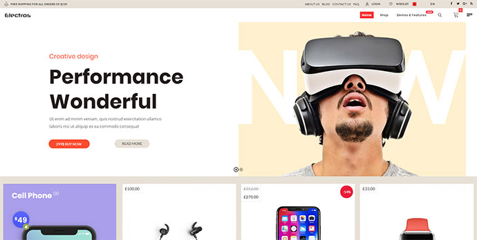 Vitrine - ธีม WordPress WooCommerce