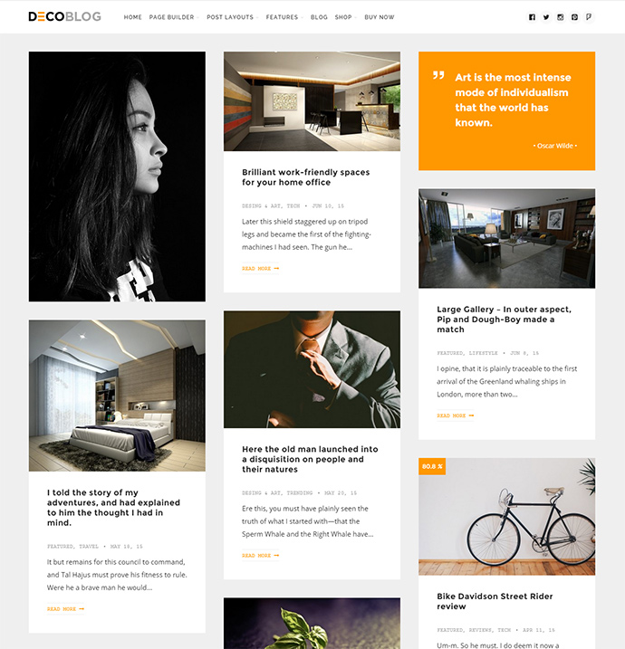 decoblog ธีม WordPress