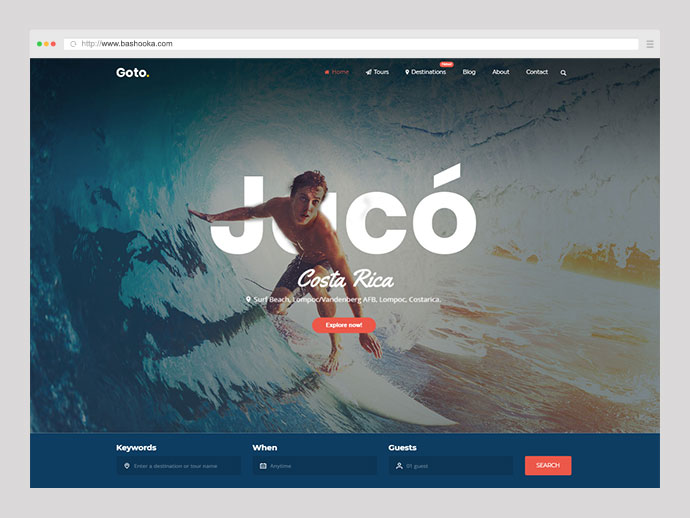 Goto - Motyw WordPress Tour & Travel