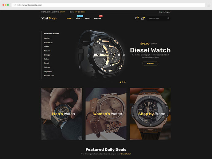 Yozi - uniwersalny motyw WordPress WooCommerce