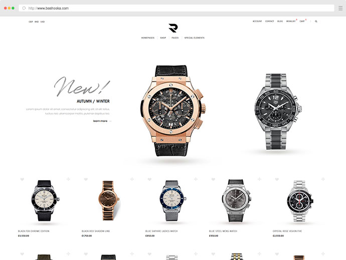 Romeo — luksusowy, nowoczesny motyw WordPress WooCommerce