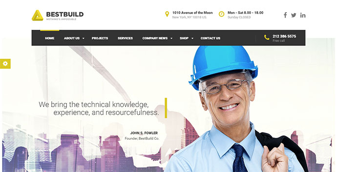 BestBuild |建設と建築のWPテーマ