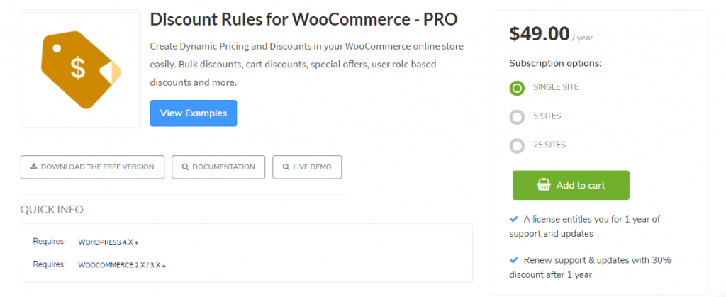 Flycart WooCommerce Dinamik Fiyatlandırma eklentisi