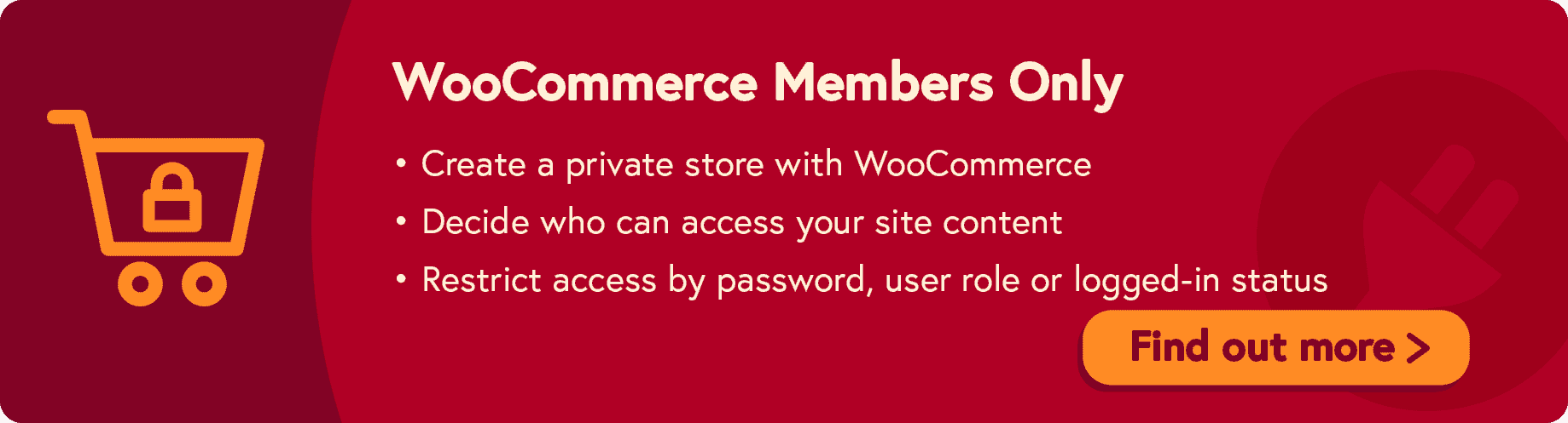 Spanduk Khusus Anggota WooCommerce