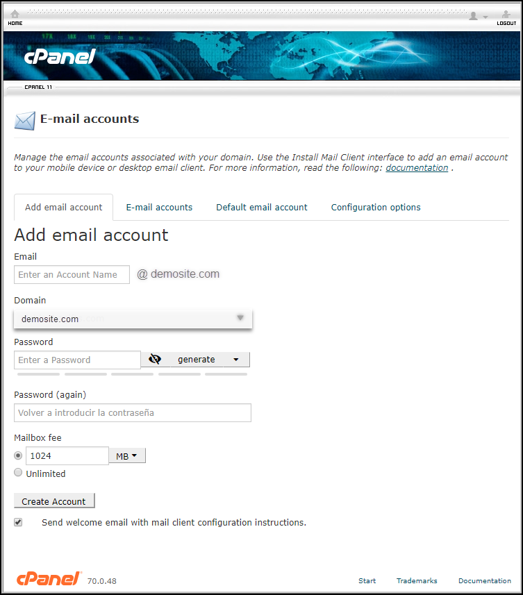 Configurar SMTP no WordPress | Adicionar conta de e-mail no cPanel Configure SMTP in WordPress | Add email account in cPanel