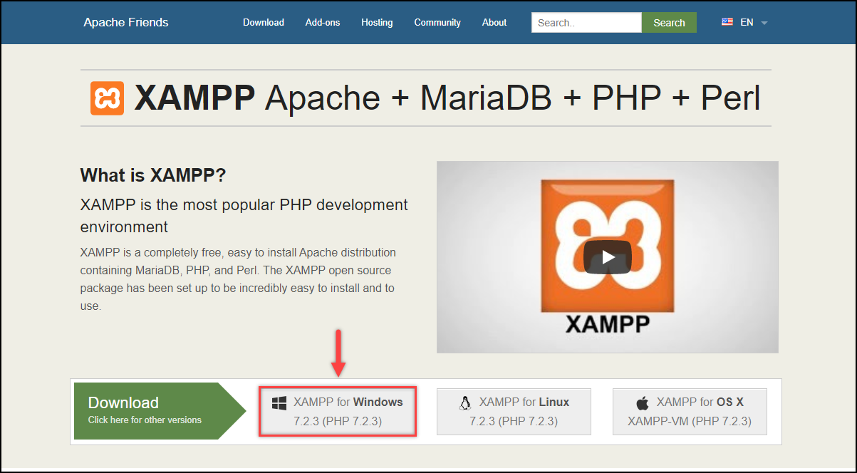 Menginstal WordPress | Mengunduh XAMPP untuk Windows Installing WordPress | Downloading XAMPP for Windows